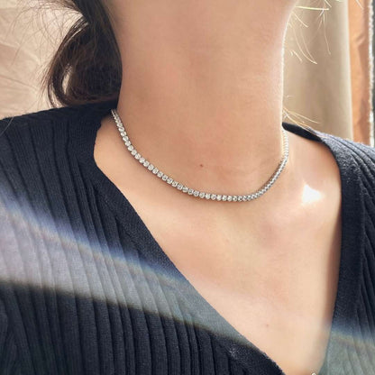 Pomuse – Elegante Tennisketten-Halskette