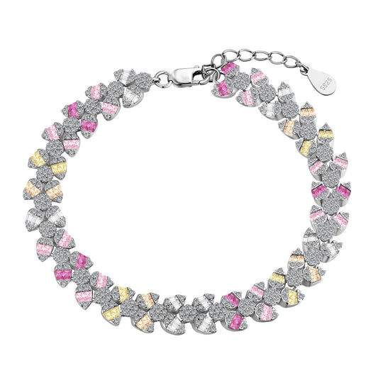 Pomuse Dainty Exquisite Flower Shape Daily Bracelet