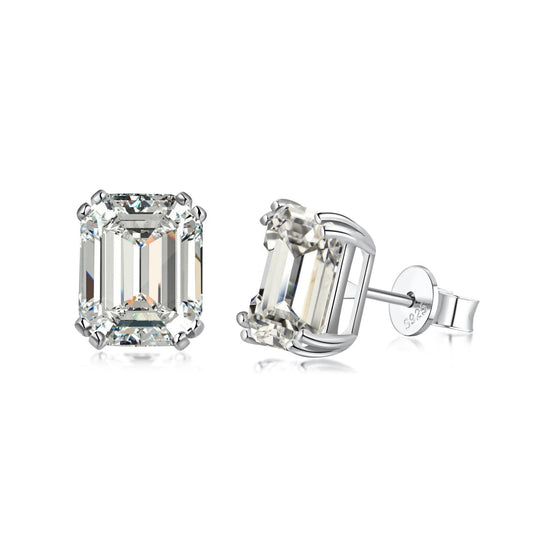 Pomuse Dazzling Square Shape Earrings