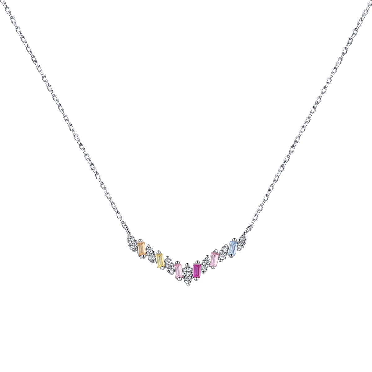 Pomuse Dazzling Rainbow Necklace