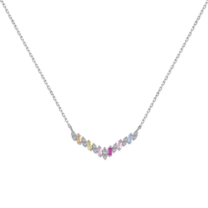 Pomuse Dazzling Rainbow Necklace