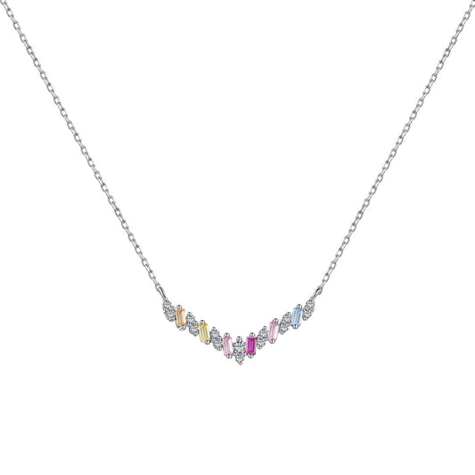 Pomuse Dazzling Rainbow Necklace
