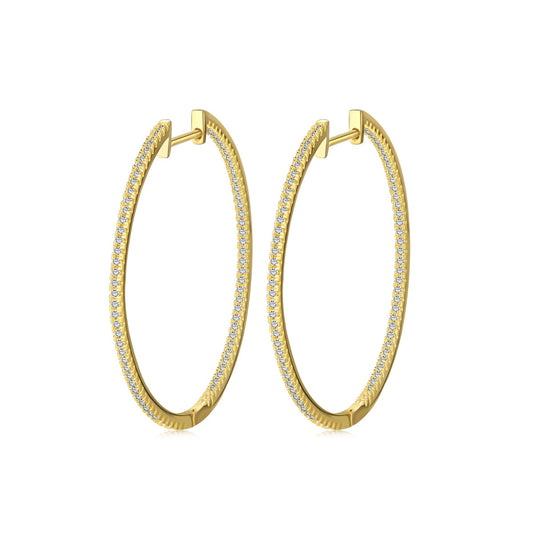Pomuse Popular Large Hoop Earrings