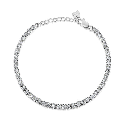 Pomuse Sparkling Round Cut Daily Bracelet