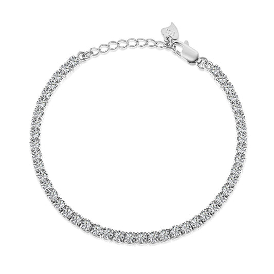 Pomuse Sparkling Round Cut Daily Bracelet