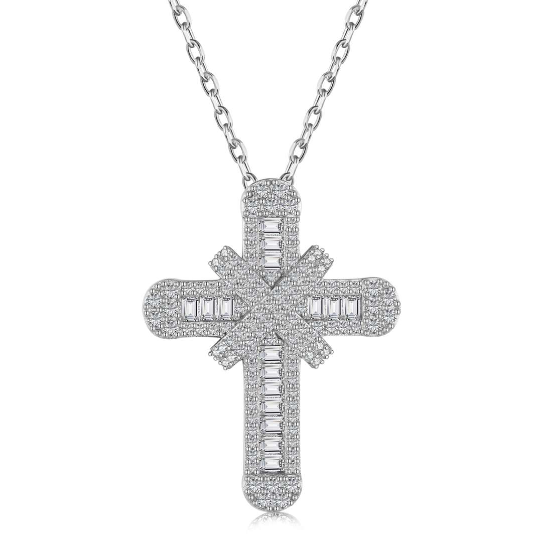 Pomuse Gypsophila With Dimonds Necklace
