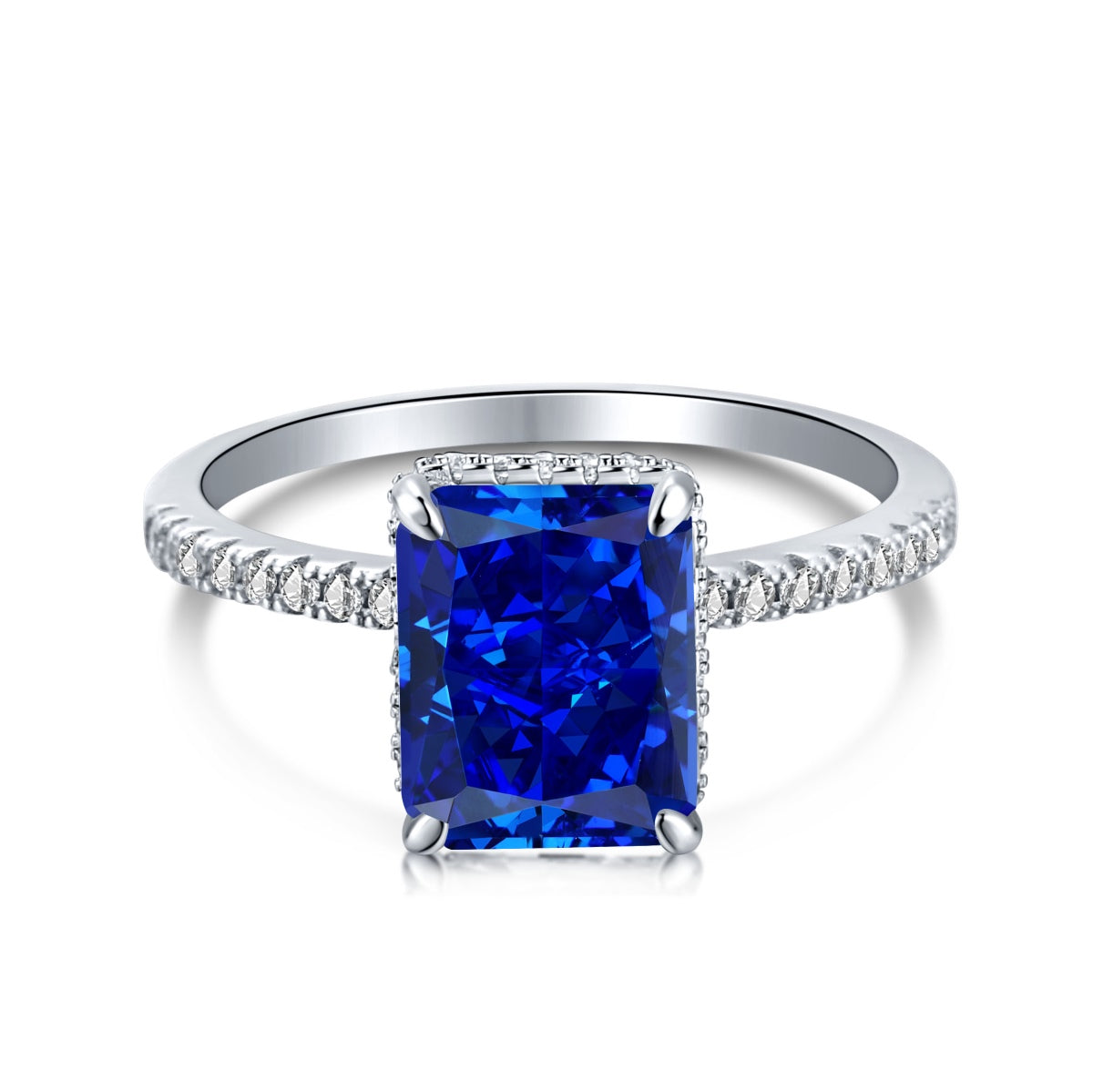 Pomuse 4.0 Carat Luxurious Engagement Ring