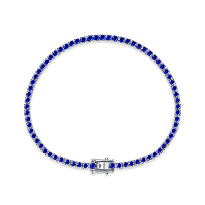 Pomuse Dazzling Colorful Round Cut Daily Bracelet