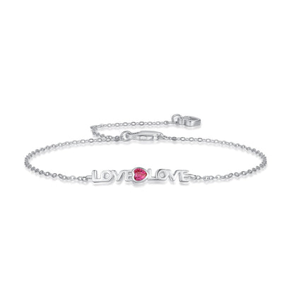 Pomuse Romantic Heart Shape Lover Bracelet