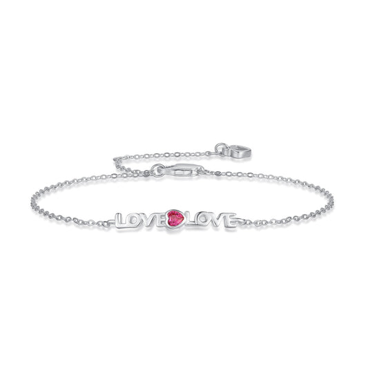 Pomuse Romantic Heart Shape Lover Bracelet