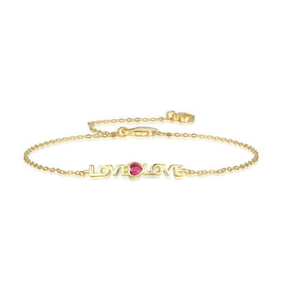 Pomuse Romantic Heart Shape Lover Bracelet
