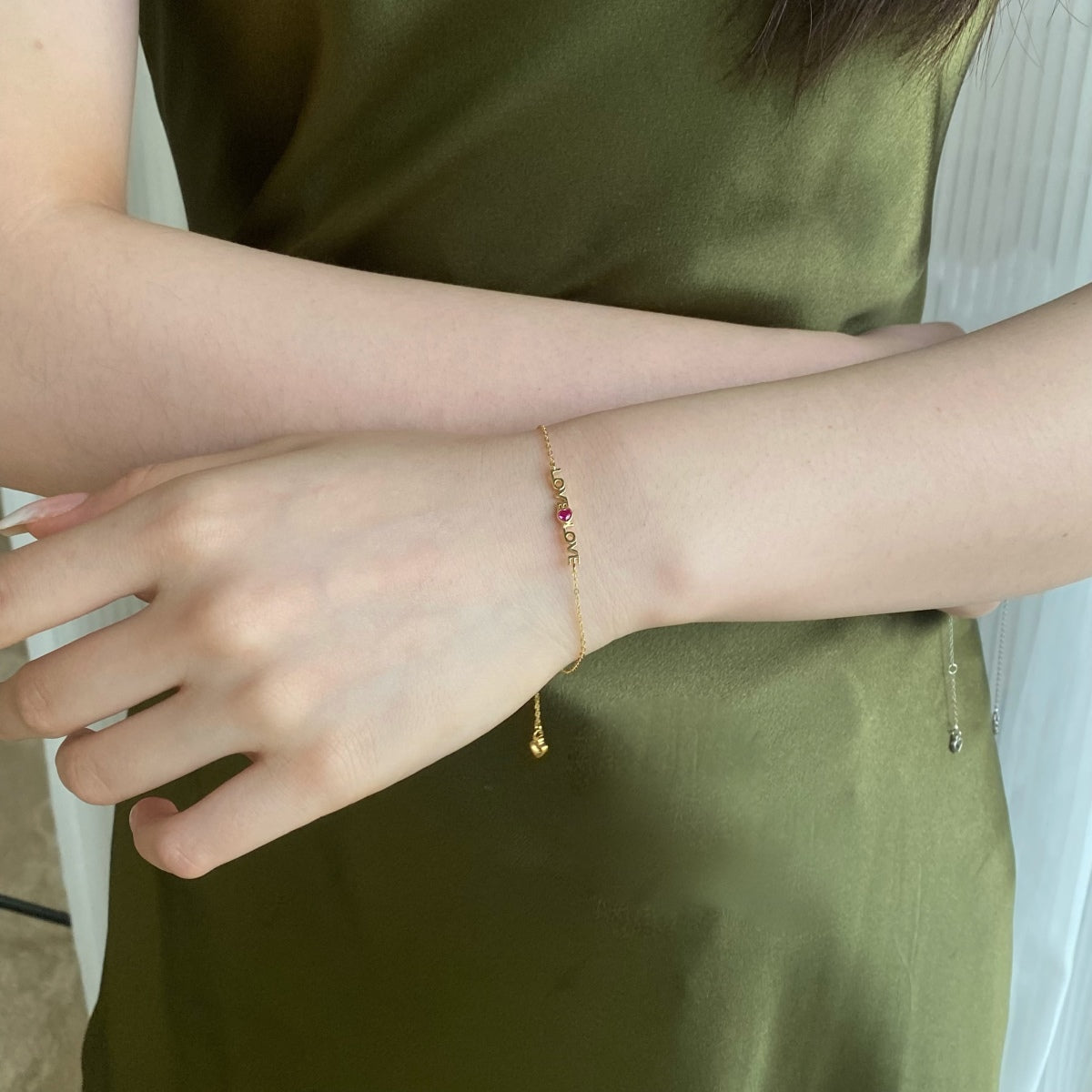 Pomuse Romantic Heart Shape Lover Bracelet