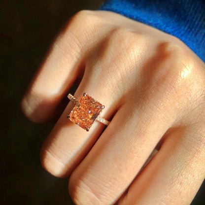 Pomuse 4.0 Carat Luxurious Engagement Ring