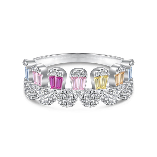 Pomuse Gorgeous Radiant Cut Daily Ring