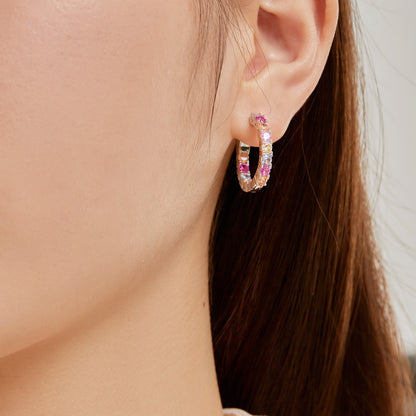 Pomuse Unique Round Cut Daily Earrings