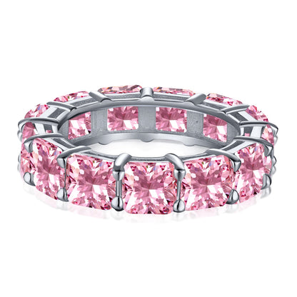 Pomuse – Eleganter Tennisring im Prinzessschliff