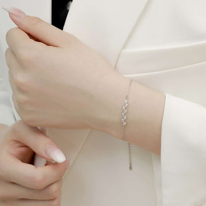 Pomuse Elegantes Armband in Weizenblattform