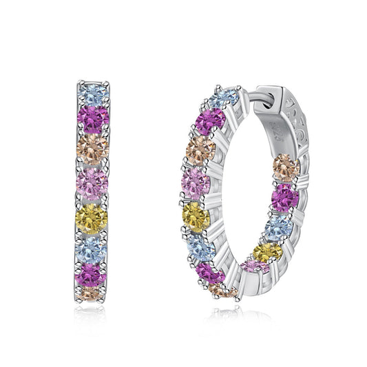 Pomuse Unique Round Cut Daily Earrings