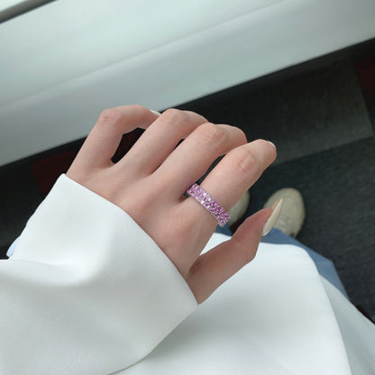 Pomuse Sparkling Full Heart Ring