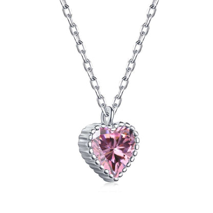 Pomuse Ornate Heart Shape Necklace