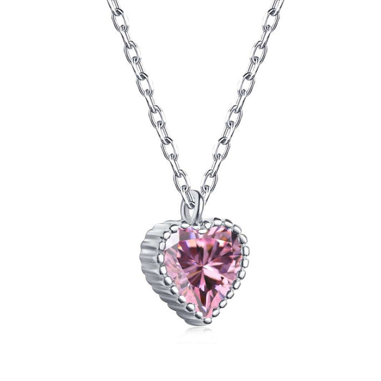 Pomuse Ornate Heart Shape Necklace
