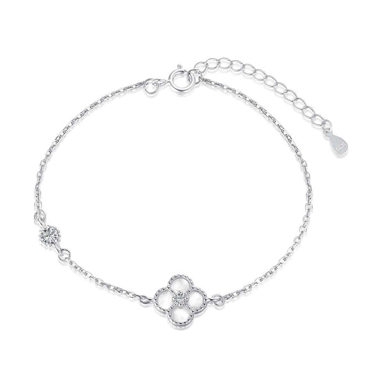 Pomuse Zartes vierblättriges Kleeblatt-Armband