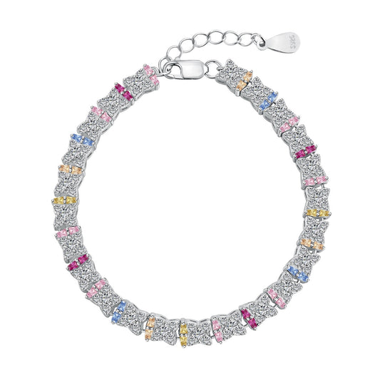 Pomuse Unique Colorful Flower Shape Daily Bracelet
