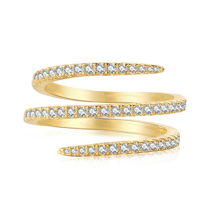 Pomuse Unique Vibrant Entangle Daily Ring