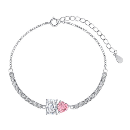 Pomuse Dazzling Unique Multi Shape Lover Bracelet