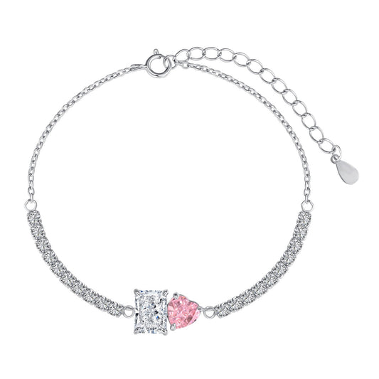 Pomuse Dazzling Unique Multi Shape Lover Bracelet