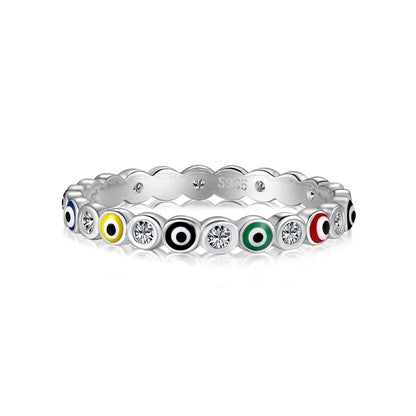 Pomuse Sparkling Vibrant Round Shape Daily Ring