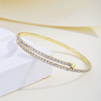 Pomuse – Rundes, modisches Armband mit Diamanten