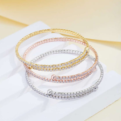 Pomuse – Rundes, modisches Armband mit Diamanten