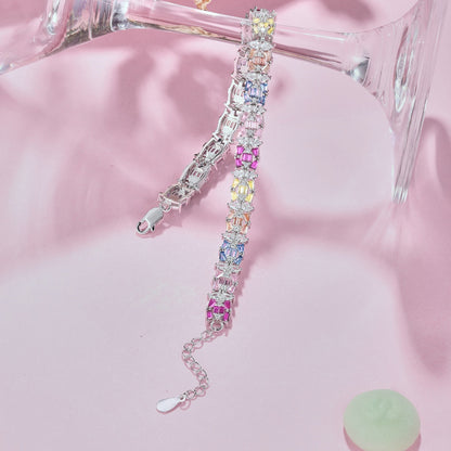 Pomuse Delicate Colorful Multi Cut Party Bracelet
