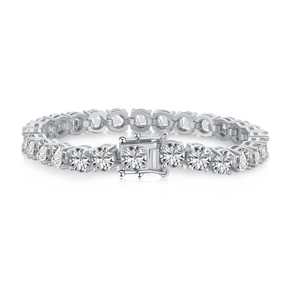 Pomuse 0.75 Carat Dazzling Round Cut Wedding Bracelet