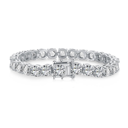 Pomuse 0.75 Carat Dazzling Round Cut Wedding Bracelet