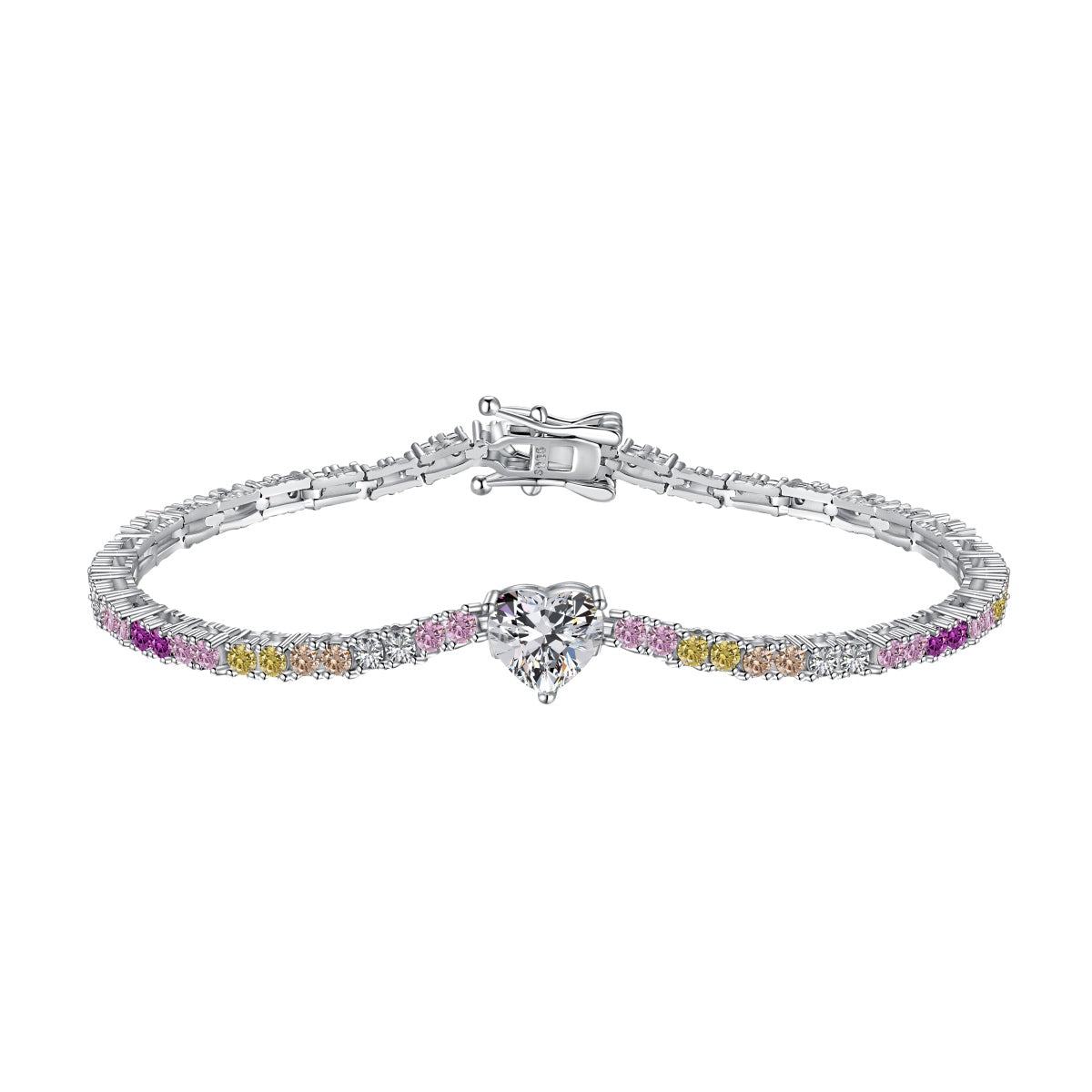 Pomuse Zartes romantisches Armband in Herzform für Liebhaber