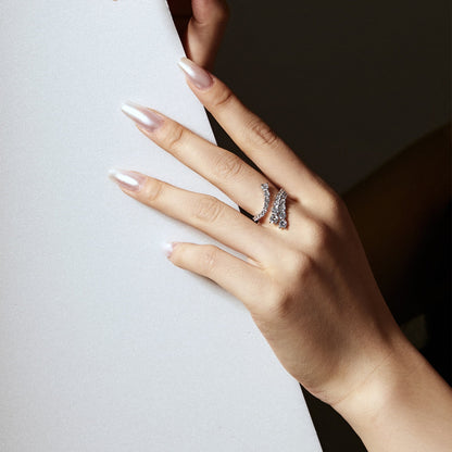 Pomuse Unique Vivid Snake Shape Daily Ring