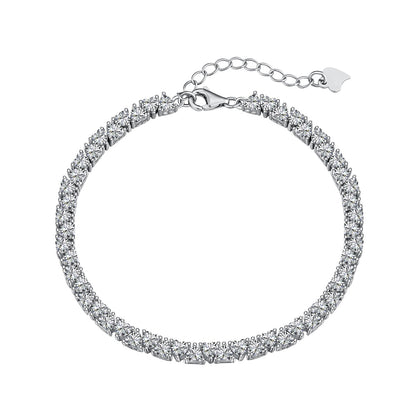Pomuse Dazzling Romantic Heart Shape Lover Bracelet