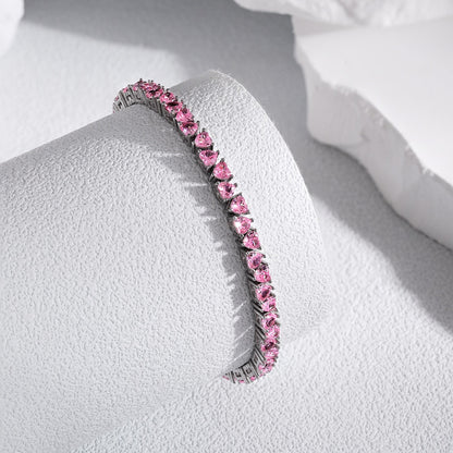 Pomuse Dazzling Romantic Heart Shape Lover Bracelet