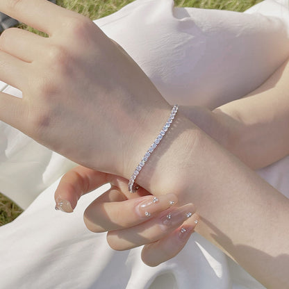Pomuse – Strahlend buntes Party-Armband im Rundschliff