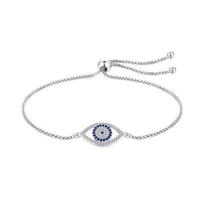 Pomuse Dazzling Eye Shape Necklace