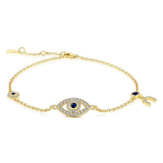 Pomuse Dainty Eye Shape Necklace