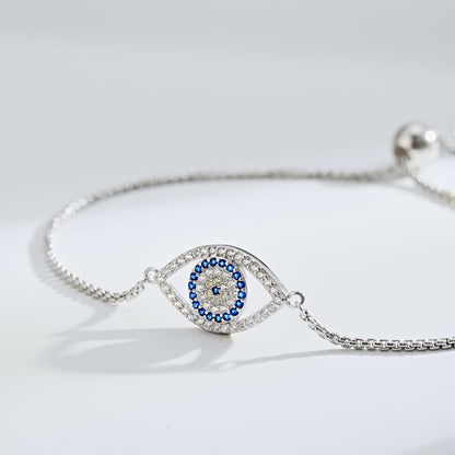 Pomuse Dazzling Eye Shape Necklace