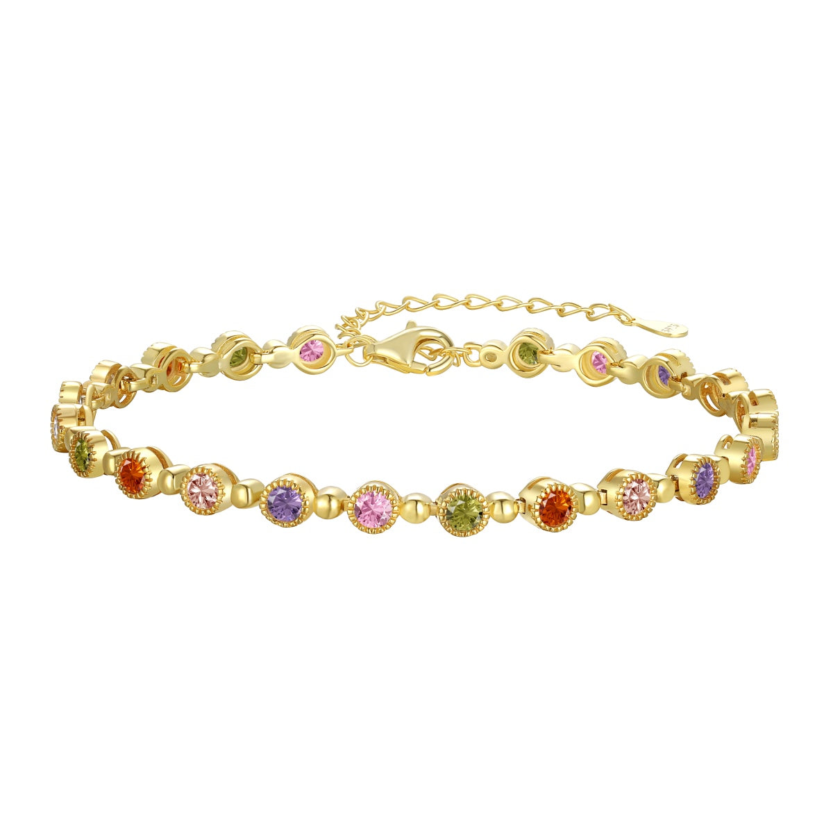 Pomuse Sparkling Exquisite Round Cut Party Bracelet