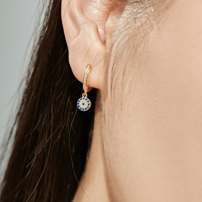 Pomuse Unique Devil Eye Earrings