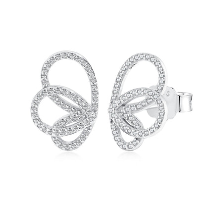 Pomuse – Exquisite Ohrringe in Schmetterlingsform