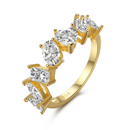 Pomuse – Zarter Ring mit mehreren Schliffen