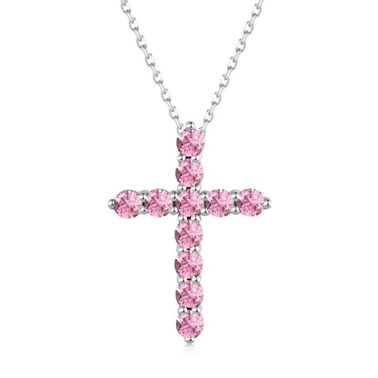 Pomuse Unique Cross Shape Necklace