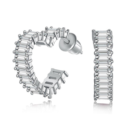Pomuse Radiant Heart Cutout Earrings